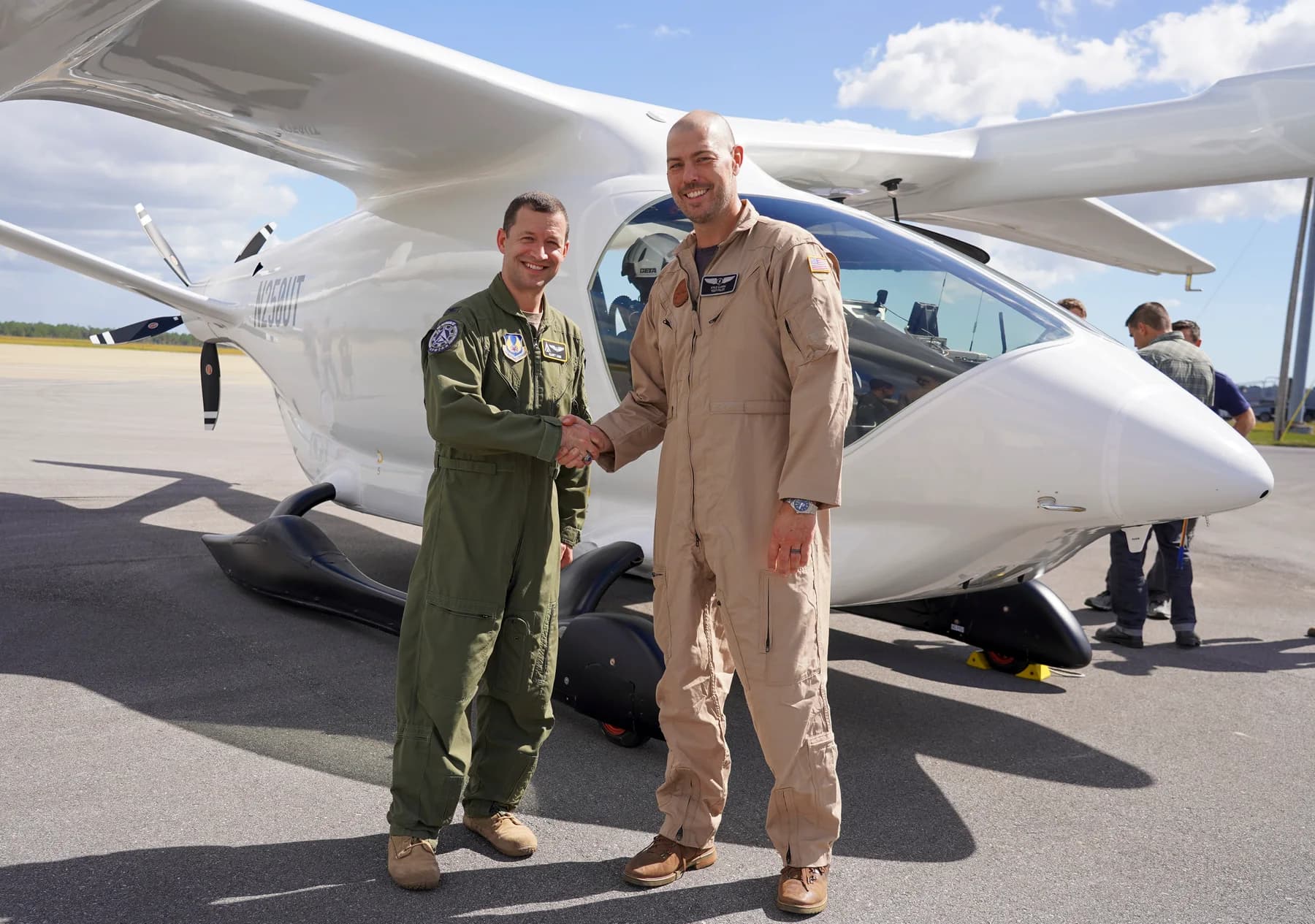 BETA ALIA aircraft at Duke Field in October 2023