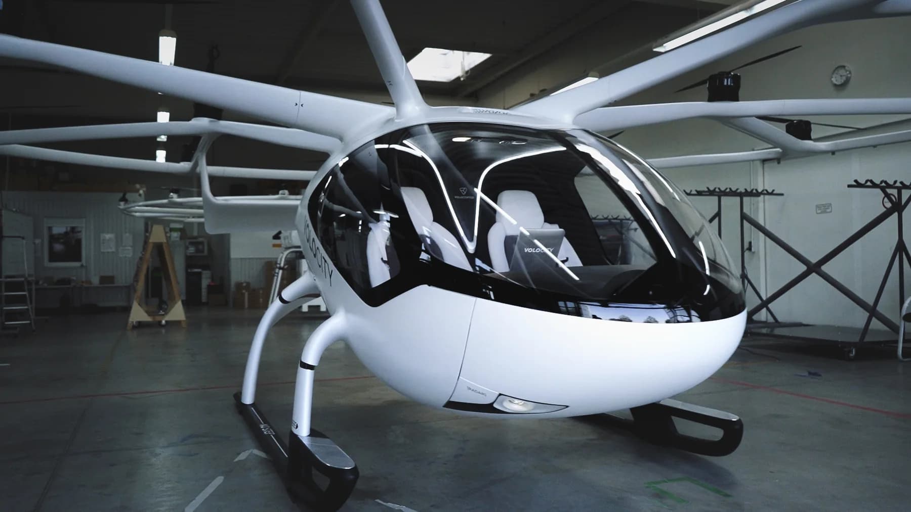 Representative electric vertical take-off and landing aircraft image (VoloCity)